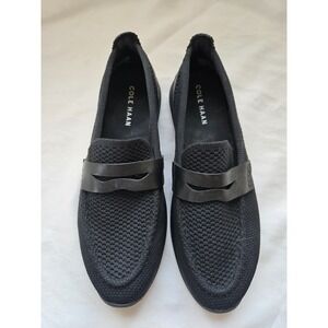 Cole Haan Women's Zerogrand Meritt Stitchllite Black Loafers, Sz7.5 comfort shoe